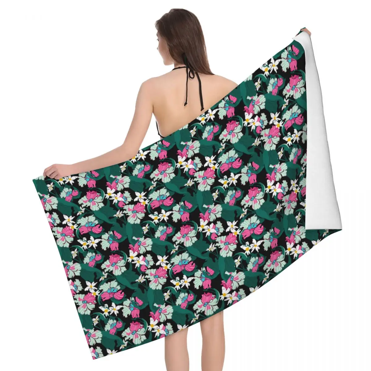 Flower Decoration Beach Towels Pool Towels Large Sand Free Microfiber Beach Towels, Quick Dry Lightweight Bath Swim Towels
Flower Decoration Beach Towels Pool Towels Large Sand Free Microfiber Beach Towels, Quick Dry Lightweight Bath Swim Towels