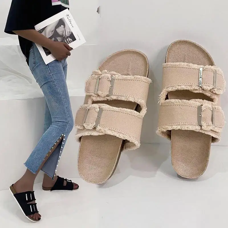 35-43 Yards Plus Size Women's Shoes 41 Fat Feet Flat Open Toe One-word Slippers Women's Casual Korean Style Sandals And Slippers
35-43 Yards Plus Size Women's Shoes 41 Fat Feet Flat Open Toe One-word Slippers Women's Casual Korean Style Sandals And Slippers
