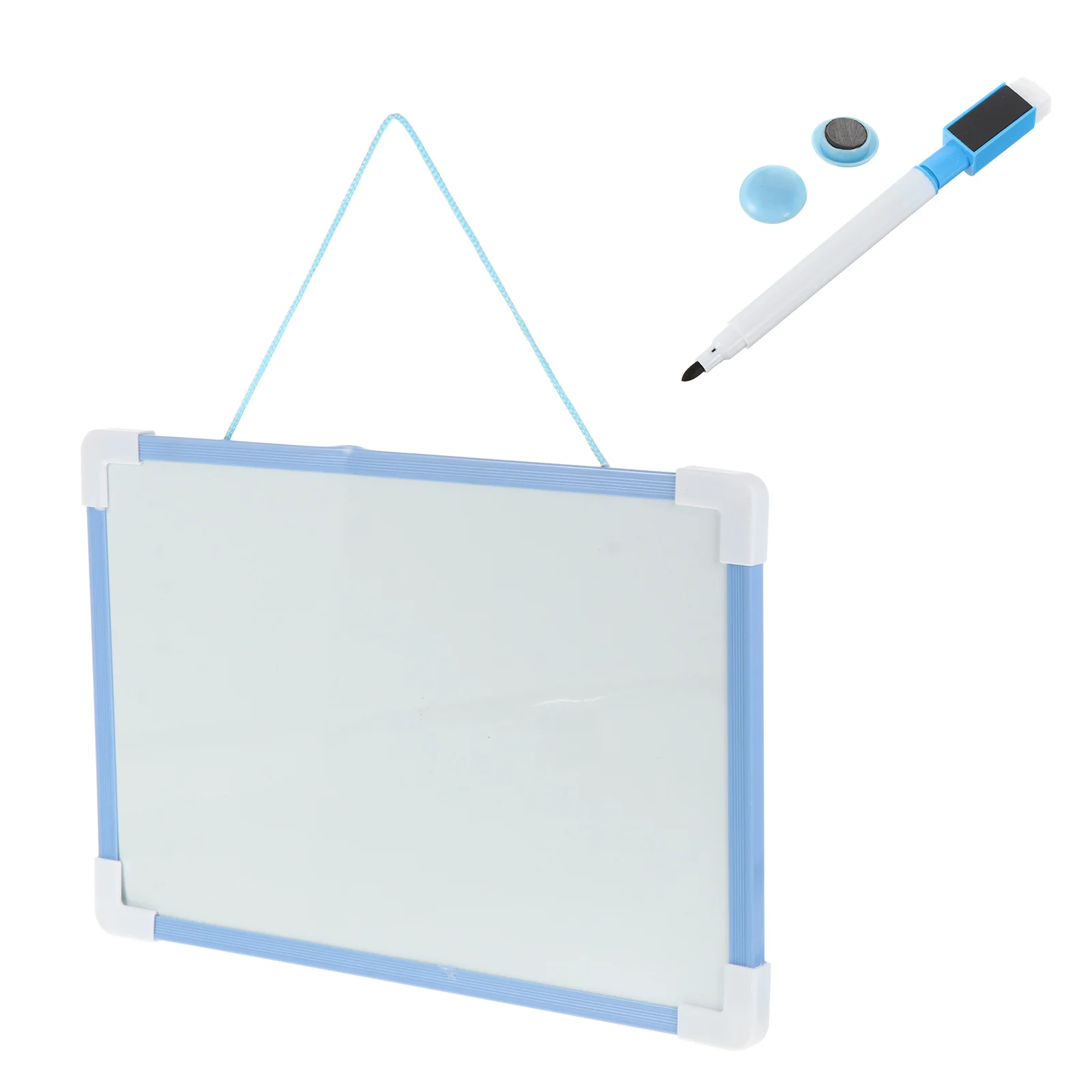 Magnetic Dry Erase Board Double Sided Graffiti Writing Board Whiteboard Message Board Hanging Pen and 2 Magnetic Snaps for
Magnetic Dry Erase Board Double Sided Graffiti Writing Board Whiteboard Message Board Hanging Pen and 2 Magnetic Snaps for