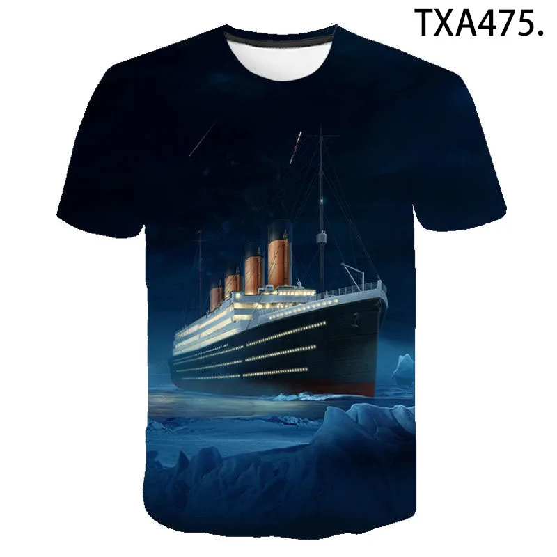 Titanic 3D Print T Shirt Men Women Children Summer Short Sleeve Love TV Titanic Fashion T-shirt Harajuku Boy Girl Cool Tops Tee
Titanic 3D Print T Shirt Men Women Children Summer Short Sleeve Love TV Titanic Fashion T-shirt Harajuku Boy Girl Cool Tops Tee