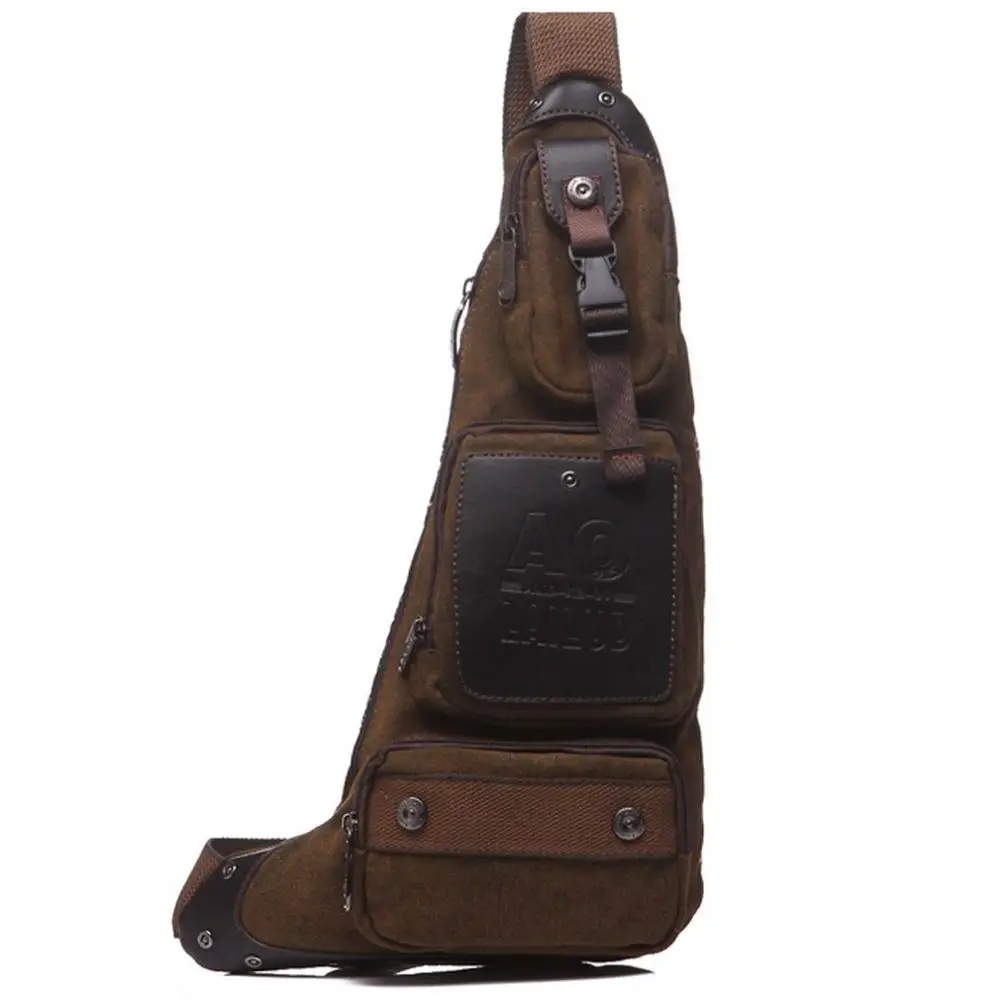 High Quality Canvas Chest Bag For Men Riding Travel Casual Sling Shoulder Messenger Crossbody Bags Vintage Trend Male Back Pack
High Quality Canvas Chest Bag For Men Riding Travel Casual Sling Shoulder Messenger Crossbody Bags Vintage Trend Male Back Pack