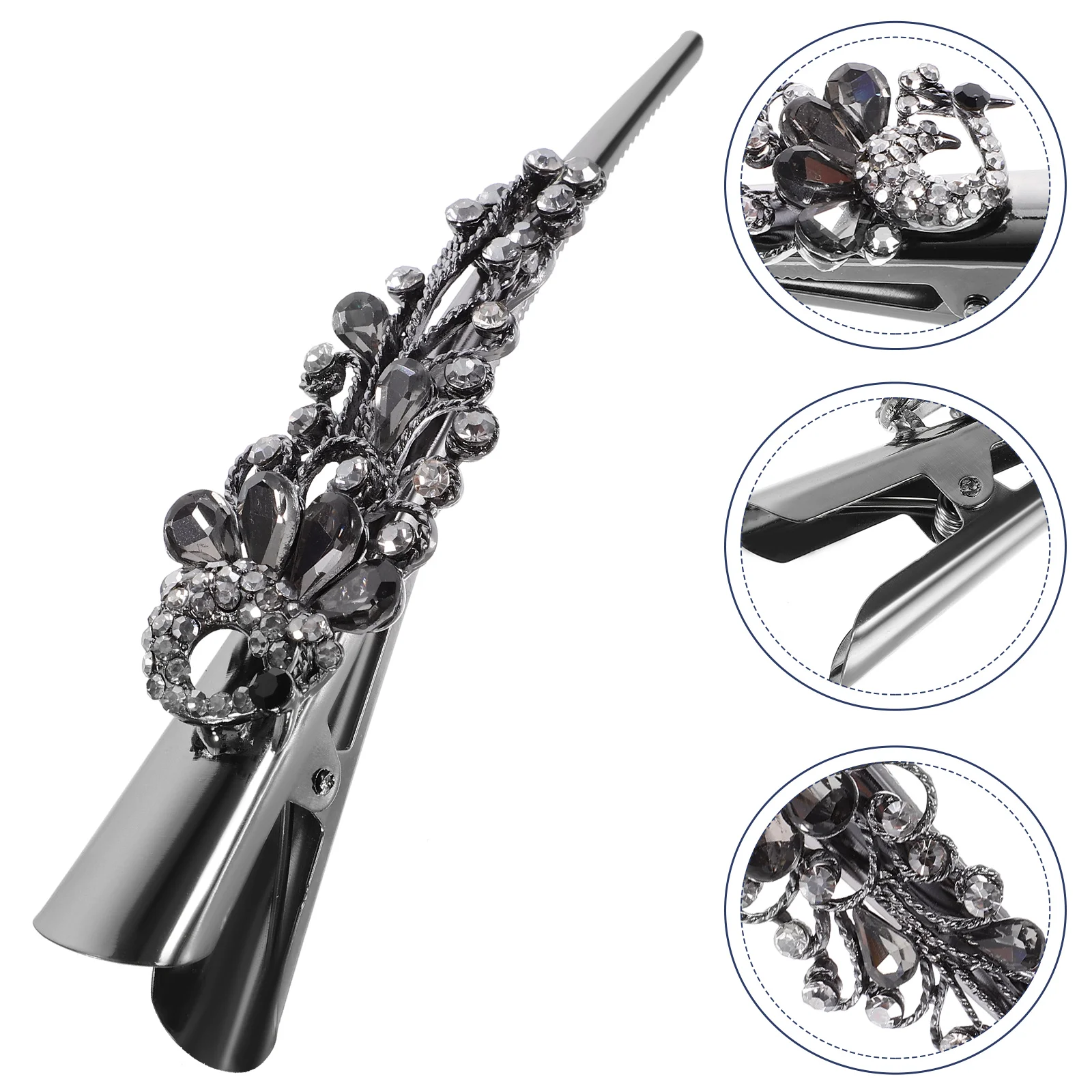 Duckbilled Hair Clamp Vintage Hair Clip Woman Hairdressing Clip Girl Rhinestone Hair Clip
Duckbilled Hair Clamp Vintage Hair Clip Woman Hairdressing Clip Girl Rhinestone Hair Clip