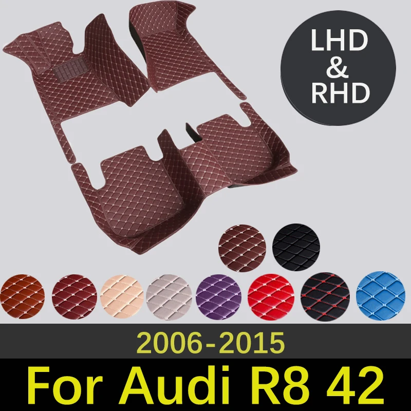 High-Quality Leather Car Floor Mats For Audi R8 42 MK1 2006~2015 Fashion Interiors Accessories Custom Carpets Car Styling Rug
High-Quality Leather Car Floor Mats For Audi R8 42 MK1 2006~2015 Fashion Interiors Accessories Custom Carpets Car Styling Rug