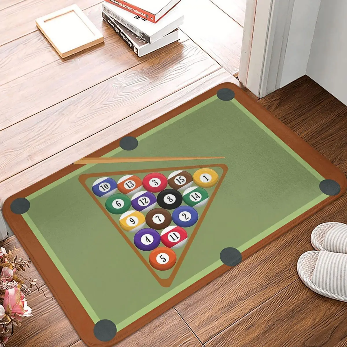 8-BALL 8 Ball BILLIARDS POOL Anti-Slip Doormat Kitchen Mat Wings And Fun Floor Carpet Welcome Rug Indoor Decor
8-BALL 8 Ball BILLIARDS POOL Anti-Slip Doormat Kitchen Mat Wings And Fun Floor Carpet Welcome Rug Indoor Decor