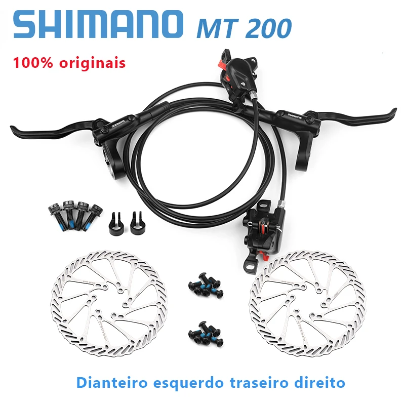 Shimano BR BL MT200 Hydraulic Brake 800mm Front 1400/1450mm Rear MTB Bicycle Brake Set Contains MT200 Brakes Lever Rotor RT26 G3
Shimano BR BL MT200 Hydraulic Brake 800mm Front 1400/1450mm Rear MTB Bicycle Brake Set Contains MT200 Brakes Lever Rotor RT26 G3