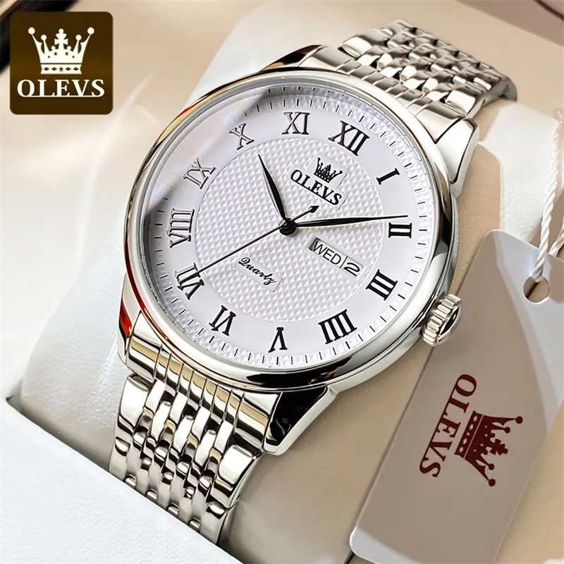 2022 New OLEVS Fashion Quartz Watch Sport Mens Watches Top Brand Luxury 30M Waterproof Wristwatch Chronograph Relogio Masculino
2022 New OLEVS Fashion Quartz Watch Sport Mens Watches Top Brand Luxury 30M Waterproof Wristwatch Chronograph Relogio Masculino