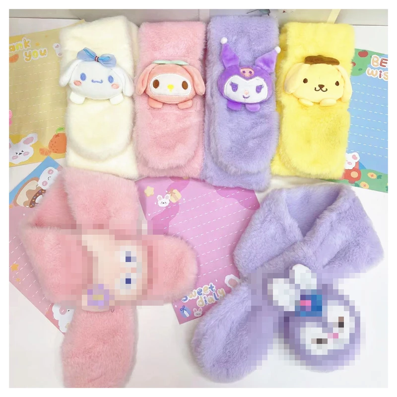 Мультяшный милый Sanrios My Melody Kuromi Purin Dog плюшевая кукла теплый шарф Kawaii аниме плюшевый мягкий зимний ветрозащитный шарф подарок для девочки
Мультяшный милый Sanrios My Melody Kuromi Purin Dog плюшевая кукла теплый шарф Kawaii аниме плюшевый мягкий зимний ветрозащитный шарф подарок для девочки