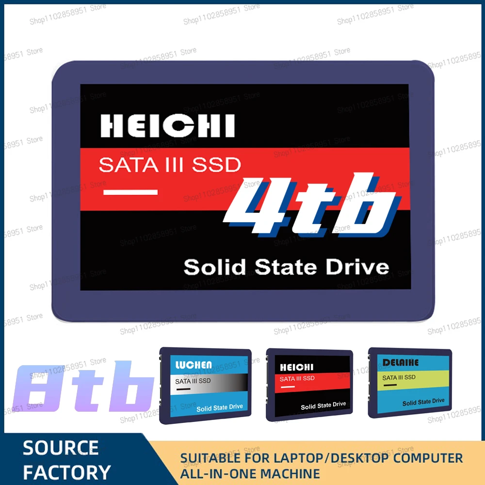 

2023 8TB 4TB Receive Benefits New Sata3 Ssd sata 500gb 1TB 2TB Hdd 2.5 Hard Disk Disc 2.5" Internal Solid State Drive Hard Disk