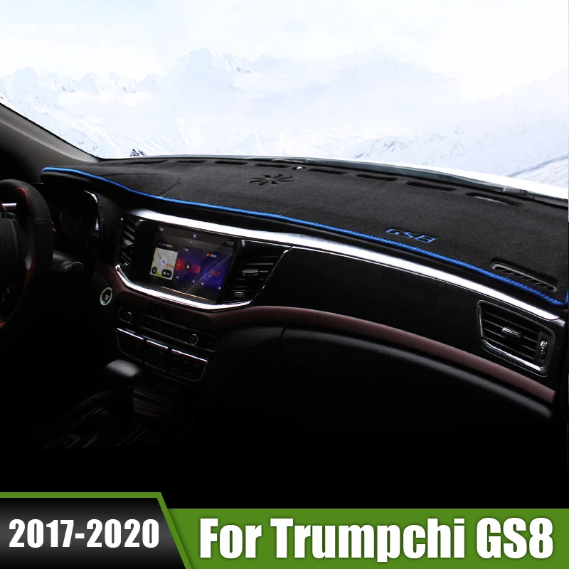 

For Trumpchi GS8 2017 2018 2019 2020 LHD Car Dashboard Cover Avoid Light Pads Anti-UV Case Sun Shade Mats Non-Slip Carpets