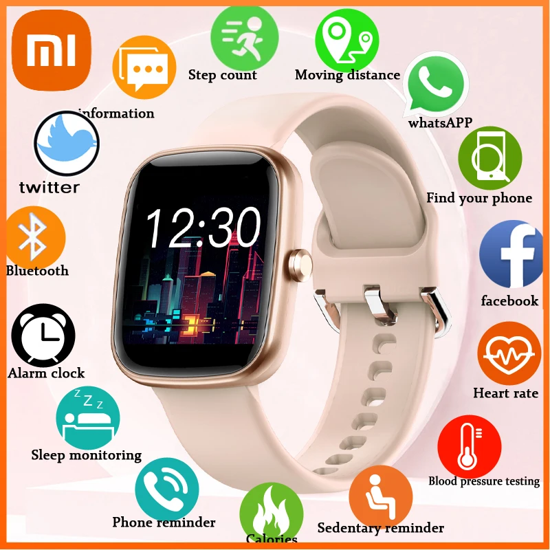 XIAO MI New Smart Watch Men Full Touch Screen Sport Fitness Watch IP67 Waterproof Bluetooth For Android ios smartwatch Men+box
XIAO MI New Smart Watch Men Full Touch Screen Sport Fitness Watch IP67 Waterproof Bluetooth For Android ios smartwatch Men+box