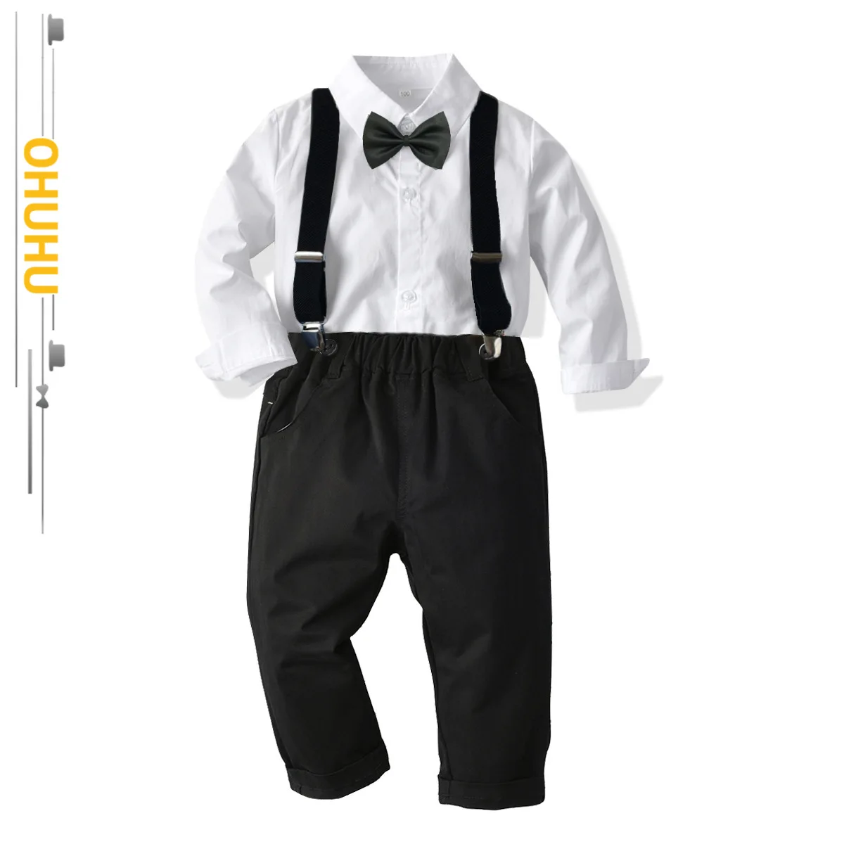 2022 Autumn Winter New Children Suits Boys Bow Ties White Shirts Overalls Formal Wear School Season Banquet Host Evening 20B447
2022 Autumn Winter New Children Suits Boys Bow Ties White Shirts Overalls Formal Wear School Season Banquet Host Evening 20B447