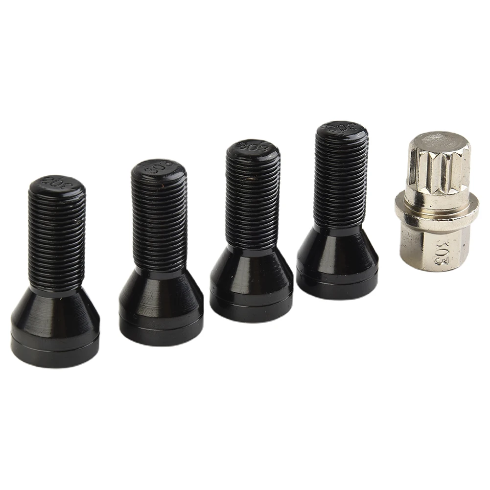 4pc Anti-theft Wheel Screw Bolt M14 X1.25 Black Alloy Wheel Locking Bolts Lug Nuts +Key For BMW Mini R50 Car Accessories
4pc Anti-theft Wheel Screw Bolt M14 X1.25 Black Alloy Wheel Locking Bolts Lug Nuts +Key For BMW Mini R50 Car Accessories