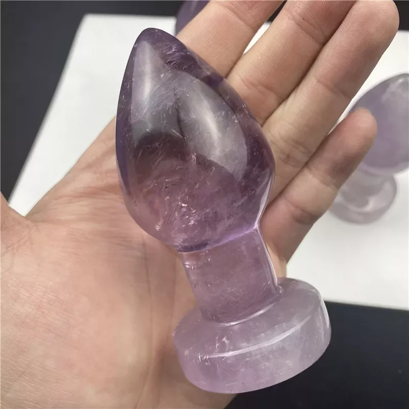 Natural Crystal Quartz Massage Wand Gemstone Amethyst Yoni for Women Health Smooth Polished Healing Stone
Natural Crystal Quartz Massage Wand Gemstone Amethyst Yoni for Women Health Smooth Polished Healing Stone