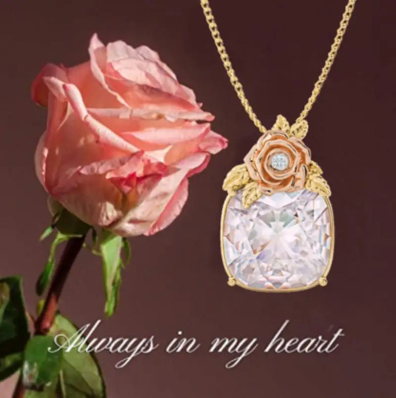 Rose Necklace Trendy Pendant Sweet and Romantic Beautiful Jewelry Exquisite Creative Jewelry for Women Anniversary Gifts
Rose Necklace Trendy Pendant Sweet and Romantic Beautiful Jewelry Exquisite Creative Jewelry for Women Anniversary Gifts