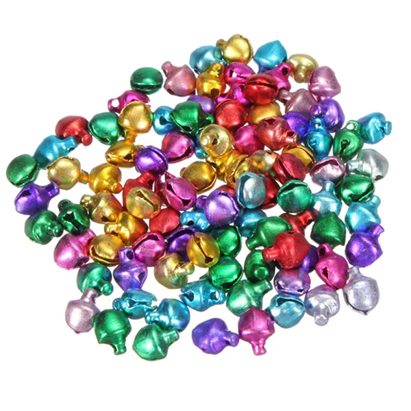 100Pcs Christmas Bells Colorful Bells Craft Bells DIY Christmas Tree Bells Christmas Wreath Jewelry Ornaments ( Mixed Color )
100Pcs Christmas Bells Colorful Bells Craft Bells DIY Christmas Tree Bells Christmas Wreath Jewelry Ornaments ( Mixed Color )