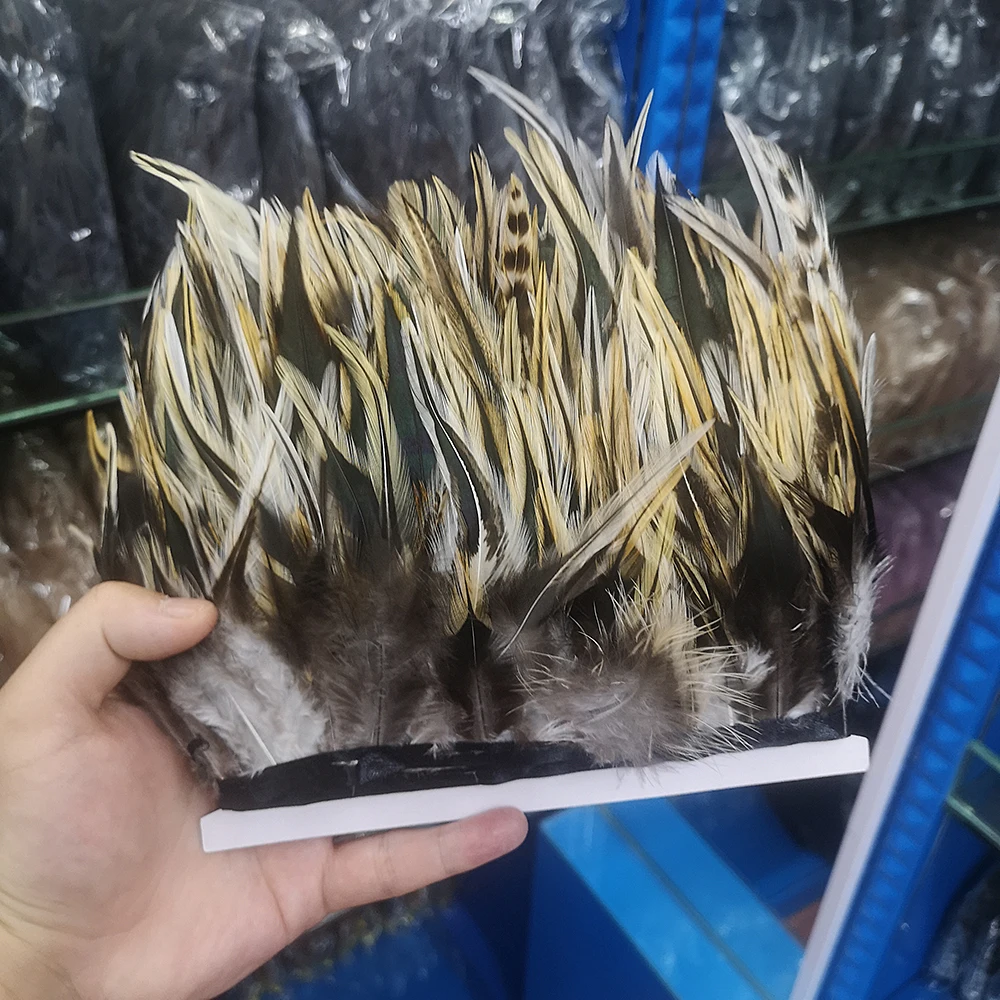 10 Meters Natural Pheasant Feathers Trims 4-6Inch/10-15CM Rooster Peacock Plumes Fringe Ribbon For Crafts
10 Meters Natural Pheasant Feathers Trims 4-6Inch/10-15CM Rooster Peacock Plumes Fringe Ribbon For Crafts
