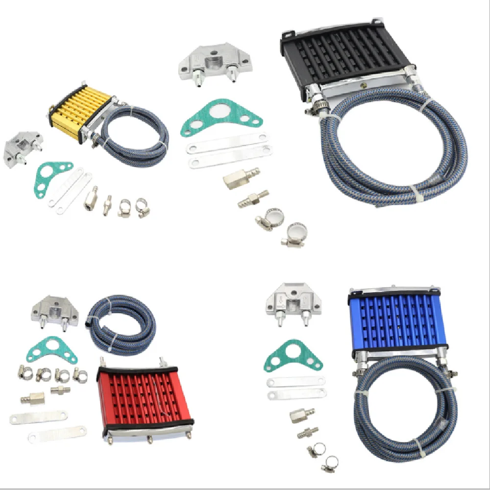 

Motorcycle Radiator Engine Cooling Motocross Refitted Oil Cooler Accessories For 50cc 70cc 90cc 110cc 125/140/150cc Dirt Bike