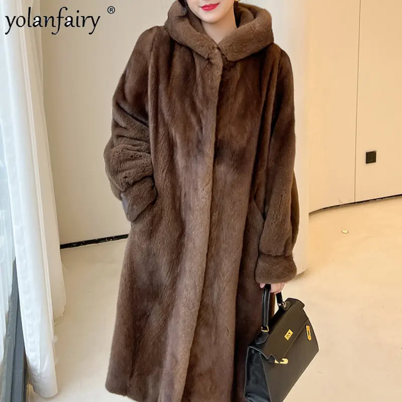 Mother Sable Mink Sable Fur Coat Women's Real Fur Coat Mid Long Fur Hat Mink Coat Female Whole Mink Purple Label Velvet FCY4199
Mother Sable Mink Sable Fur Coat Women's Real Fur Coat Mid Long Fur Hat Mink Coat Female Whole Mink Purple Label Velvet FCY4199