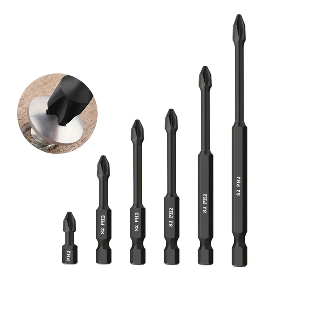 1PC PH2 Magnetic Batch Head High Hardness Hand Drill Bit Screw Electric Screwdriver Impact Drill Bit 25/50/65/70/90/150mm
1PC PH2 Magnetic Batch Head High Hardness Hand Drill Bit Screw Electric Screwdriver Impact Drill Bit 25/50/65/70/90/150mm