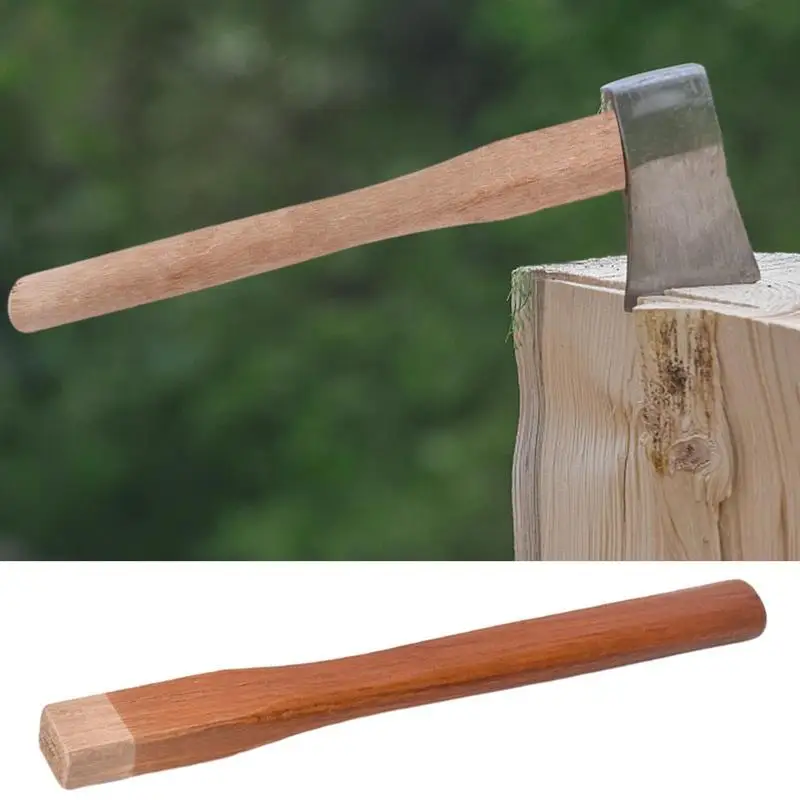 

Universal Axe Handle Replacement Curved Solid Wooden Handle For Axe Outdoor Heavy Duty Woodworking Camping Axe Handle Hammer