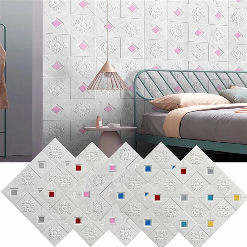 3D Foam Wall Stickers DIY Self-Adhesive Waterproof Wallpaper Living Room Bedroom Kitchen Roof Ceiling Background Wall Decoration
3D Foam Wall Stickers DIY Self-Adhesive Waterproof Wallpaper Living Room Bedroom Kitchen Roof Ceiling Background Wall Decoration