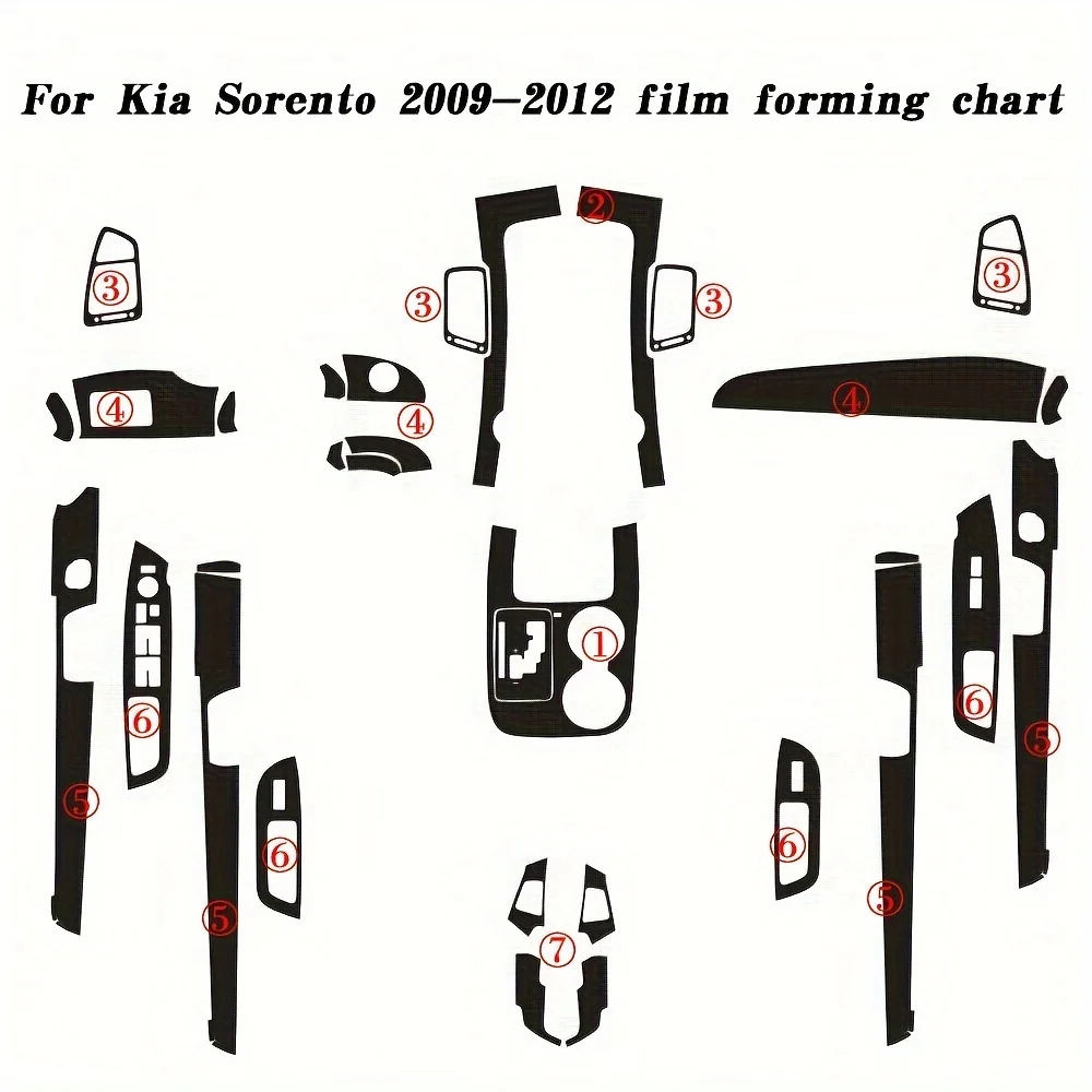 Защитная пленка из углеродного волокна для Kia Sorento 2009-2012, центральная панель управления, наклейки на дверные ручки, водонепроницаемые автомобильные аксессуары
Защитная пленка из углеродного волокна для Kia Sorento 2009-2012, центральная панель управления, наклейки на дверные ручки, водонепроницаемые автомобильные аксессуары
