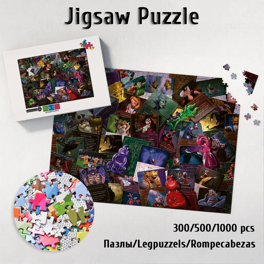 Disney Villainous All Villains Unique Design Puzzles for Adults for Kids Large Adult Jigsaw Toys Hobbies Fun Family Game Puzzles
Disney Villainous All Villains Unique Design Puzzles for Adults for Kids Large Adult Jigsaw Toys Hobbies Fun Family Game Puzzles