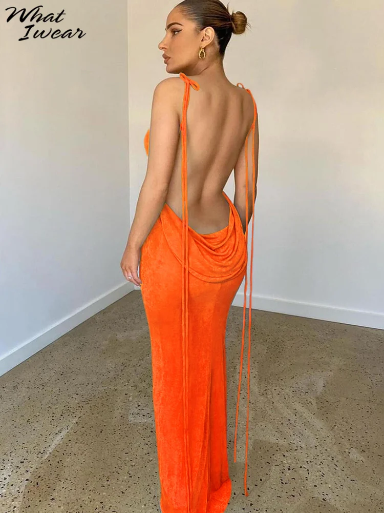 Whatiwear сексуальное Макси-Платье с открытой спиной для женщин на тонких бретельках облегающее длинное пляжное платье для клувечерние летние ...
Whatiwear сексуальное Макси-Платье с открытой спиной для женщин на тонких бретельках облегающее длинное пляжное платье для клувечерние летние ...