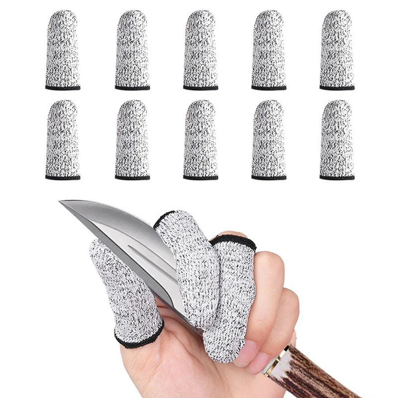 10pcs Cut Resistant Finger Cots Finger Sleeve Protectors Reusable Finger Covers Finger Protection Cots for Sewing Supplies
10pcs Cut Resistant Finger Cots Finger Sleeve Protectors Reusable Finger Covers Finger Protection Cots for Sewing Supplies