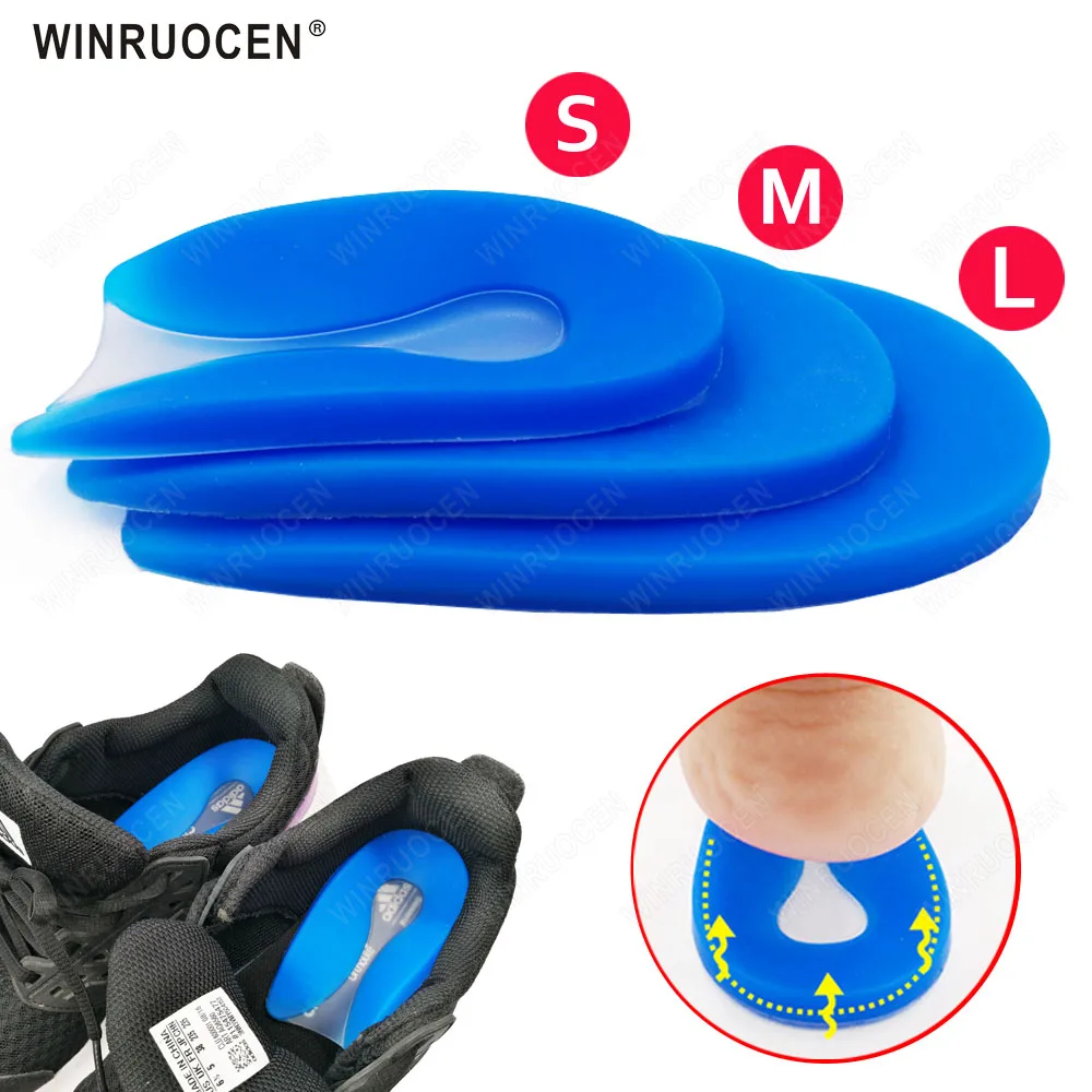 WINRUOCEN U-Shape Silicone Gel Insole Plantar Fasciitis Foot Pain Relief Heel Spur Cushion For Men Women Care Protectors Pad
WINRUOCEN U-Shape Silicone Gel Insole Plantar Fasciitis Foot Pain Relief Heel Spur Cushion For Men Women Care Protectors Pad