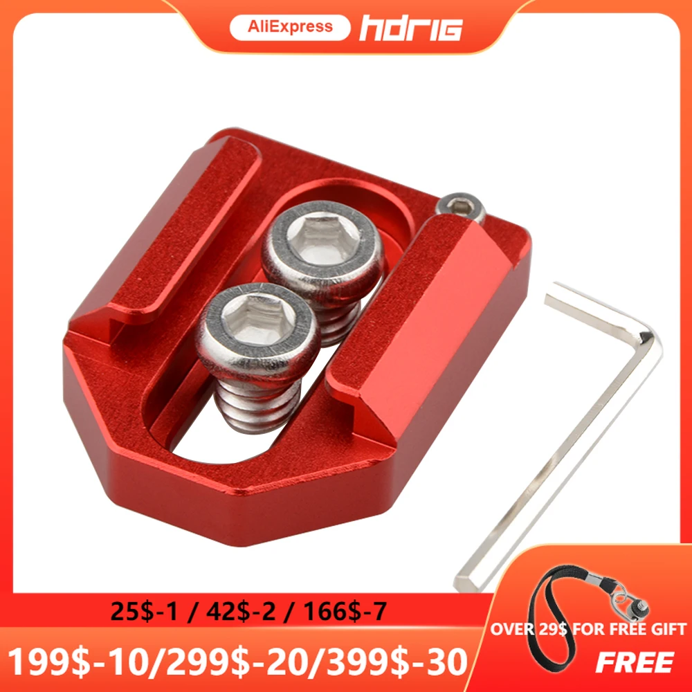 HDRIG Cold Shoe Mount Holder with 2 Screws to Fasten for Monitor LED Light (Red & Black)
HDRIG Cold Shoe Mount Holder with 2 Screws to Fasten for Monitor LED Light (Red & Black)