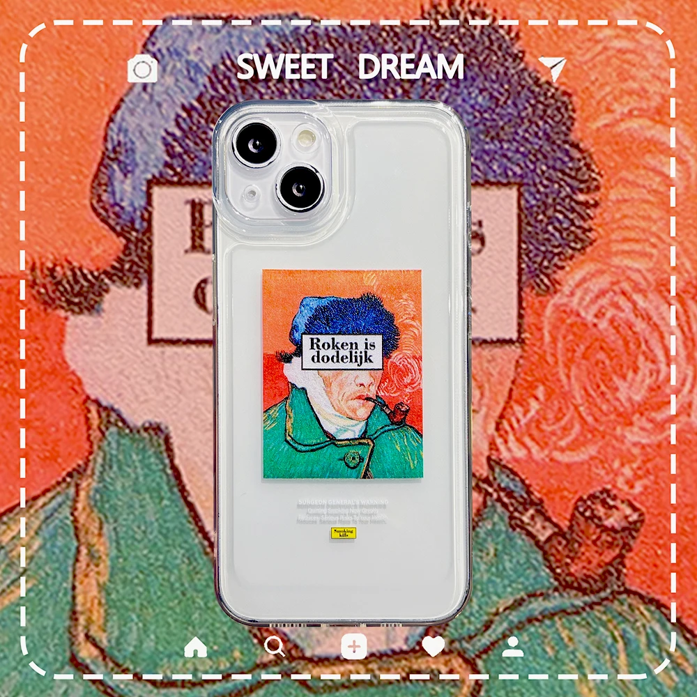 Art Oil Painting Label Wear-resistant Transparent Air Shell for Iphone 13promax 12pro 11promax Xsmax 13pro 11 Scratch-resistant
Art Oil Painting Label Wear-resistant Transparent Air Shell for Iphone 13promax 12pro 11promax Xsmax 13pro 11 Scratch-resistant