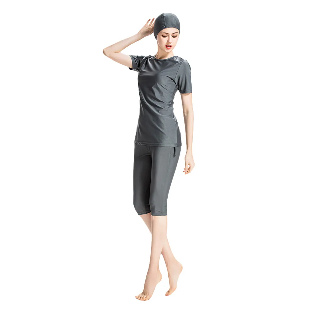 Solid Beachwear Color Women With Cap Muslim Bathing Women Swimwear Swimsuit Suit Swimwears Swimwears tankinis sexy swimsuit
Solid Beachwear Color Women With Cap Muslim Bathing Women Swimwear Swimsuit Suit Swimwears Swimwears tankinis sexy swimsuit