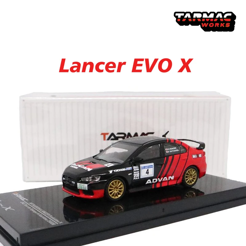 Tarmac работает TW 1:64 Lancer Evolution EVO X JRC Раллийная коллекция моделей автомобилей миниатюрные игрушки
Tarmac работает TW 1:64 Lancer Evolution EVO X JRC Раллийная коллекция моделей автомобилей миниатюрные игрушки