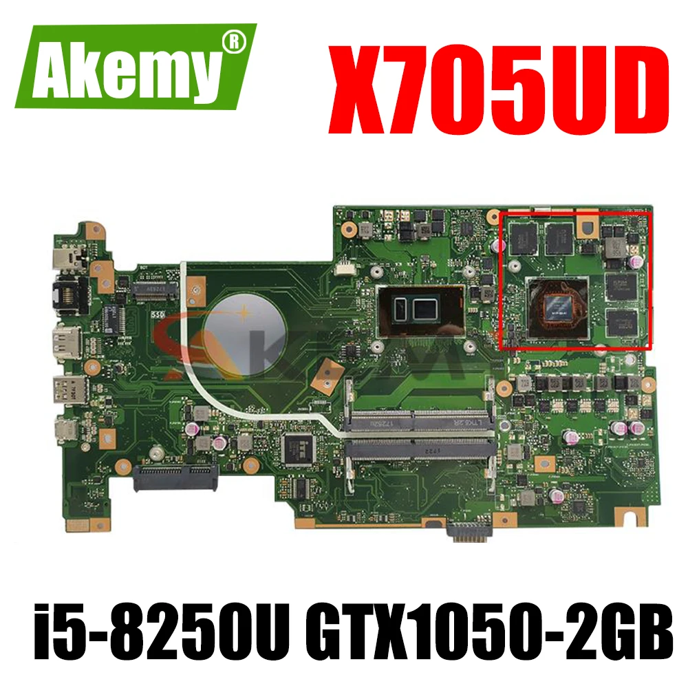 Akemy X705UD Laptop motherboard for ASUS VivoBook X705UD X705U original mainboard i5-8250U GTX1050-2GB
Akemy X705UD Laptop motherboard for ASUS VivoBook X705UD X705U original mainboard i5-8250U GTX1050-2GB