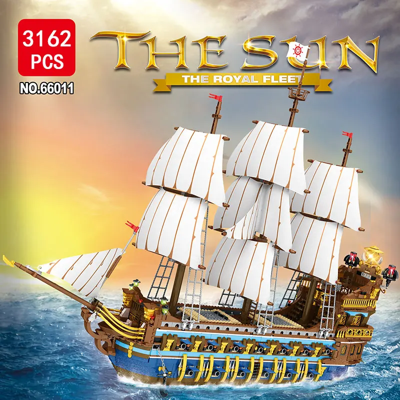 3162PCS Royal Sunshine Ships The sun Ship Bricks 66011 Nautical Model MOC Assemble Building Blocks Boys Birthday Gifts Kid Toys
3162PCS Royal Sunshine Ships The sun Ship Bricks 66011 Nautical Model MOC Assemble Building Blocks Boys Birthday Gifts Kid Toys