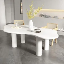 Luxury Waterproof Dining Table Heat Resistance Nordic Design Modern Dining Table Living Breakfast Mesas De Jantar Home Furniture