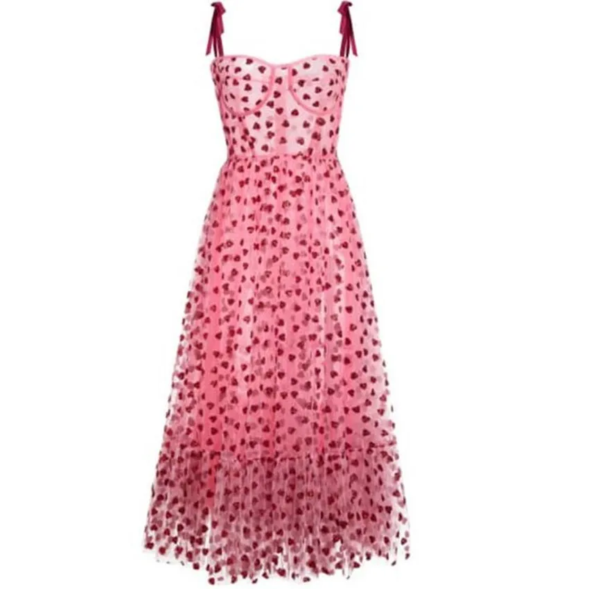 2022 summer Spaghetti Strap Pink Heart Dress Women Sleeveless Sequin Love Dresses Girls Summer Ball Gown Dress Female Maxi
2022 summer Spaghetti Strap Pink Heart Dress Women Sleeveless Sequin Love Dresses Girls Summer Ball Gown Dress Female Maxi