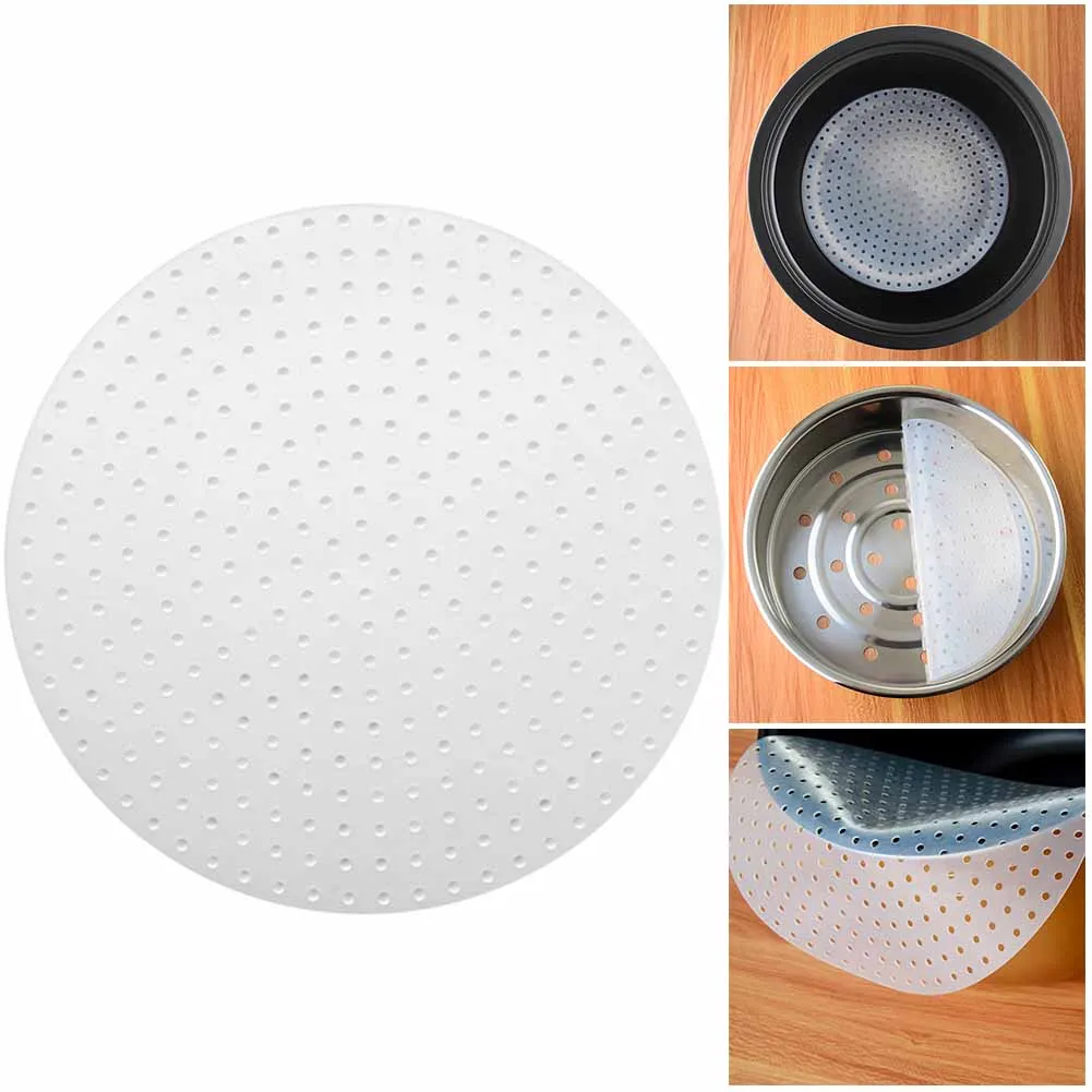 Non-Stick Steamer Silicone Mat Dim Sum Bamboo Steamer Baking Pad Reusable Kitchen Under Steamers Mat Cooking Parts
Non-Stick Steamer Silicone Mat Dim Sum Bamboo Steamer Baking Pad Reusable Kitchen Under Steamers Mat Cooking Parts