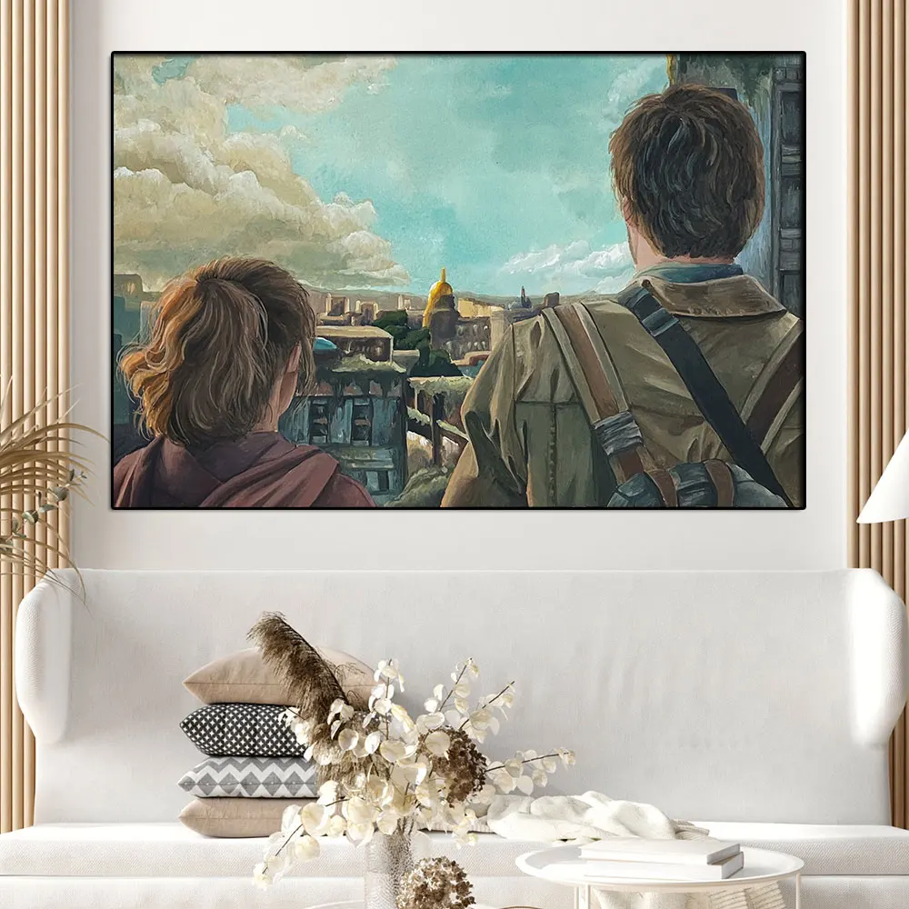 The Last of Us 2 Wall Print Oil Image Canvas Painting Poster Video Game Joel/Ellie Picture For Home Living Room Decoration Gift
The Last of Us 2 Wall Print Oil Image Canvas Painting Poster Video Game Joel/Ellie Picture For Home Living Room Decoration Gift
