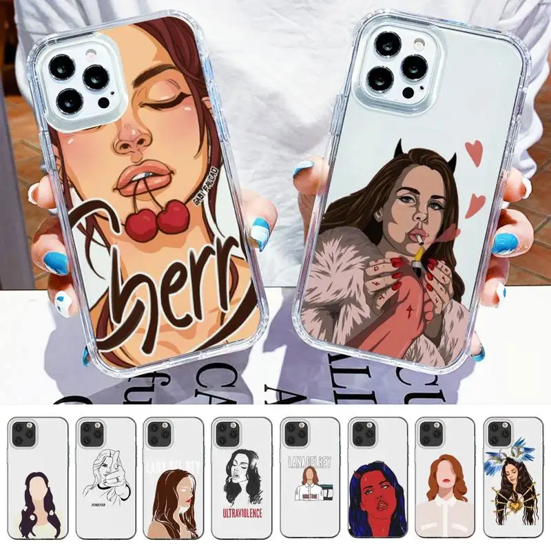 Lana Del Rey Singer Phone Case For iPhone 14 13 12 11 Pro Max Mini X Xs XR 6 7 8 Plus SE 2020 Transparent Case
Lana Del Rey Singer Phone Case For iPhone 14 13 12 11 Pro Max Mini X Xs XR 6 7 8 Plus SE 2020 Transparent Case