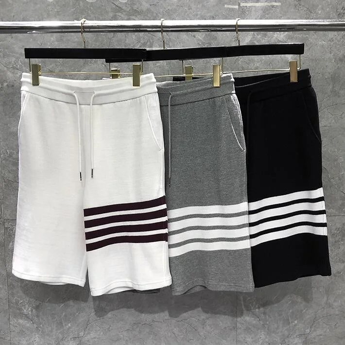 Brand 2023 TB Fashion THOM Casual Shorts Men Summer Beach Shorts Sports Trousers Cotton Striped Knee Length Jogger Track Shorts
Brand 2023 TB Fashion THOM Casual Shorts Men Summer Beach Shorts Sports Trousers Cotton Striped Knee Length Jogger Track Shorts