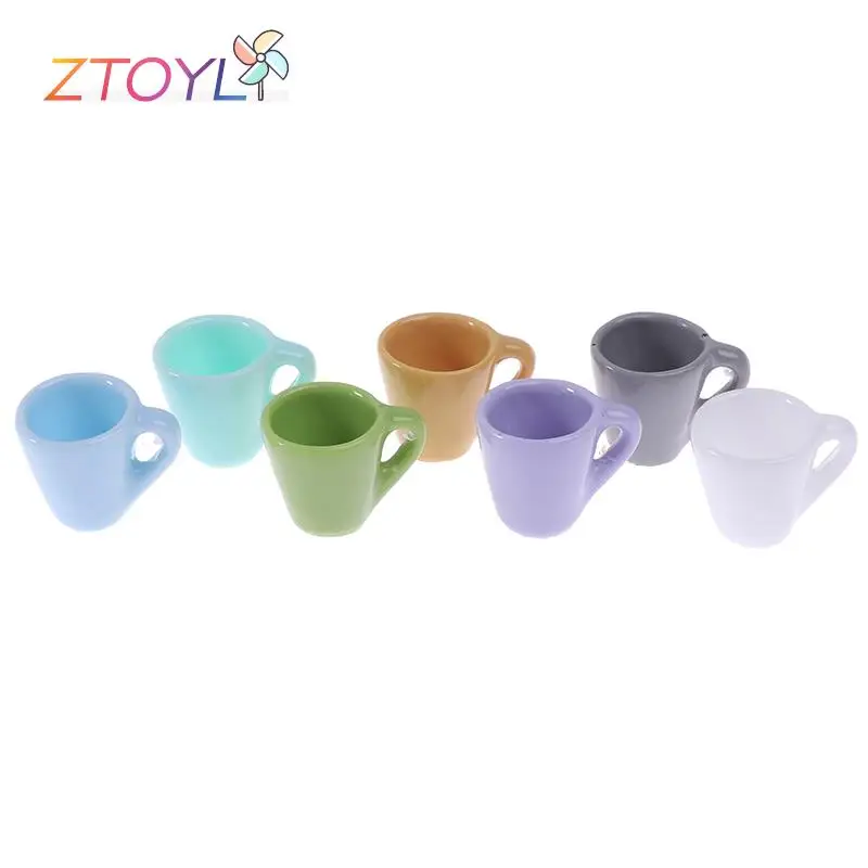 10 шт., миниатюрные кофейные чашки для кукольного домика 
10 шт., миниатюрные кофейные чашки для кукольного домика