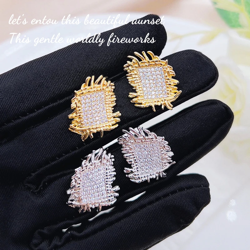 Korean Style Geometry Stud Earrings Inlay Dazzling Small Zircon Fashion Piercing Jewelry For Women Wedding Engagement Onramnets
Korean Style Geometry Stud Earrings Inlay Dazzling Small Zircon Fashion Piercing Jewelry For Women Wedding Engagement Onramnets