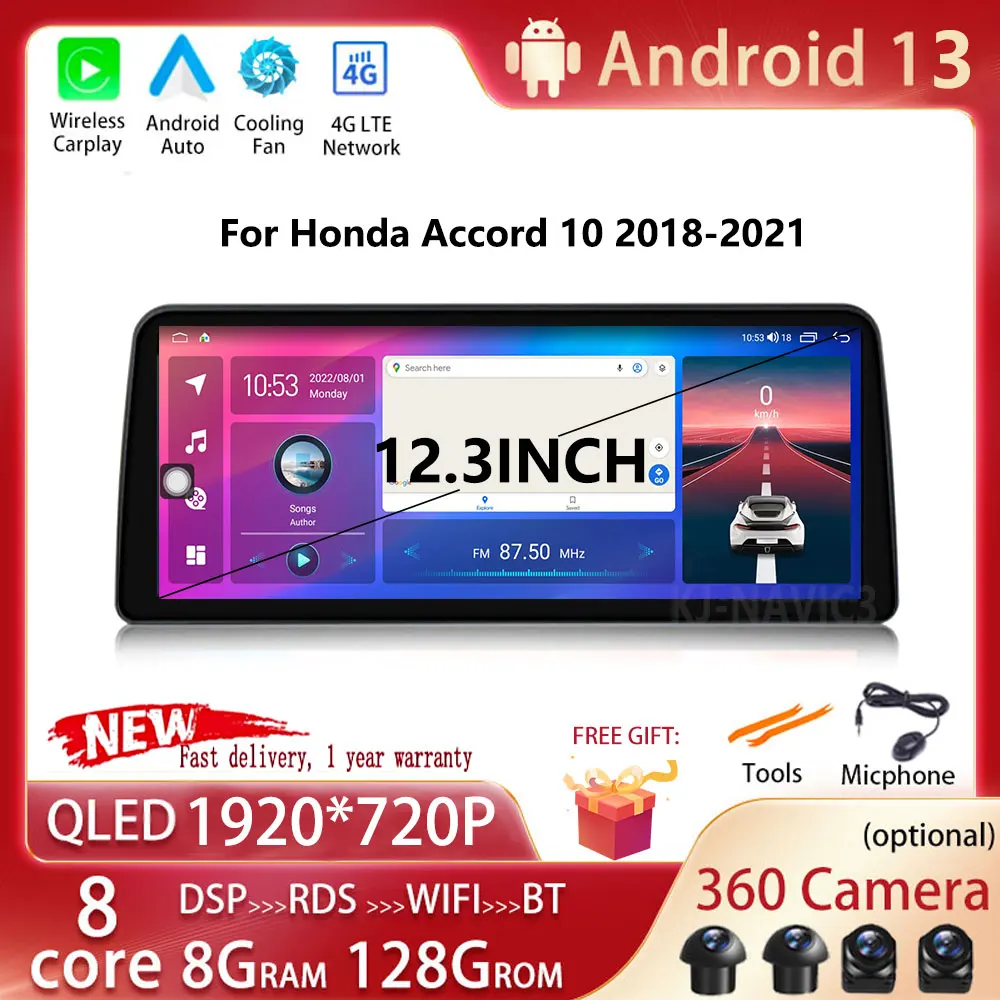 Android 12 радио мультимедиа для Honda Accord 10 2018-2021 1920*720 4G стерео автомобильный радиоплеер навигация GPS 8-ядерный 12,3 дюймов
Android 12 радио мультимедиа для Honda Accord 10 2018-2021 1920*720 4G стерео автомобильный радиоплеер навигация GPS 8-ядерный 12,3 дюймов