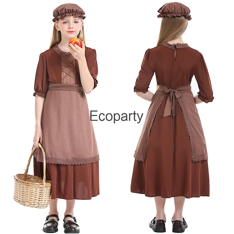 Детский костюм в викторианском стиле для косплея плохой горничной девушки коричневый Сказочный волк бабушка платье для косплея карнавальные костюмы на Хэллоуин
Детский костюм в викторианском стиле для косплея плохой горничной девушки коричневый Сказочный волк бабушка платье для косплея карнавальные костюмы на Хэллоуин