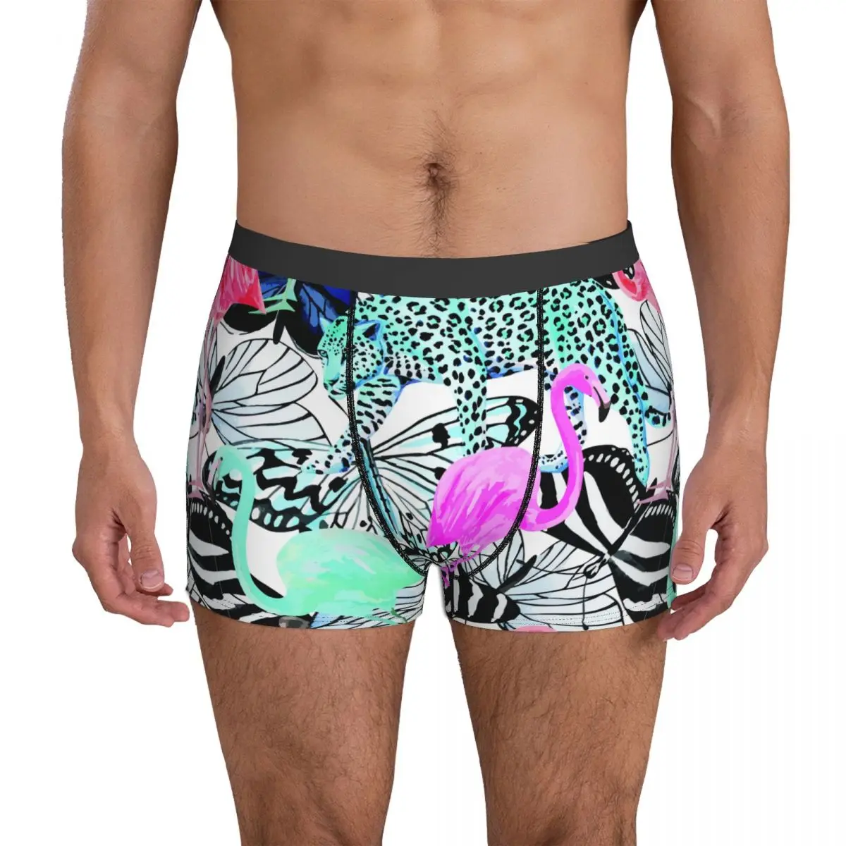 Cheetah Animals Trendy Underwear Flamingo Butterfly Print Panties Custom Comfortable Boxershorts Trenky Shorts Briefs Large Size
Cheetah Animals Trendy Underwear Flamingo Butterfly Print Panties Custom Comfortable Boxershorts Trenky Shorts Briefs Large Size