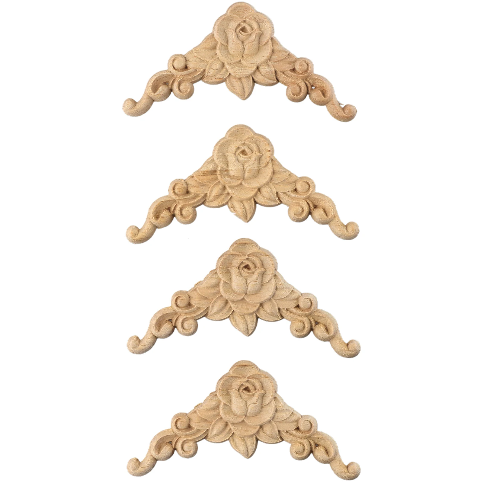 4X Retro Wooden Carved Corner Onlay Applique Mouldings Decal Art DIY Furiture Stricker Home Decor Board Cabinets Room-Decoration
4X Retro Wooden Carved Corner Onlay Applique Mouldings Decal Art DIY Furiture Stricker Home Decor Board Cabinets Room-Decoration