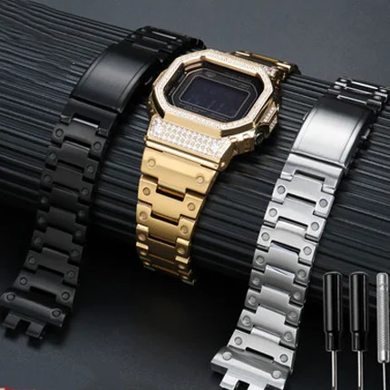 Аксессуары сменный ремешок для часов для CASIO GMW-B5000 наручный ремешок из твердой нержавеющей стали идеально подходит к порту браслета Chian
Аксессуары сменный ремешок для часов для CASIO GMW-B5000 наручный ремешок из твердой нержавеющей стали идеально подходит к порту браслета Chian