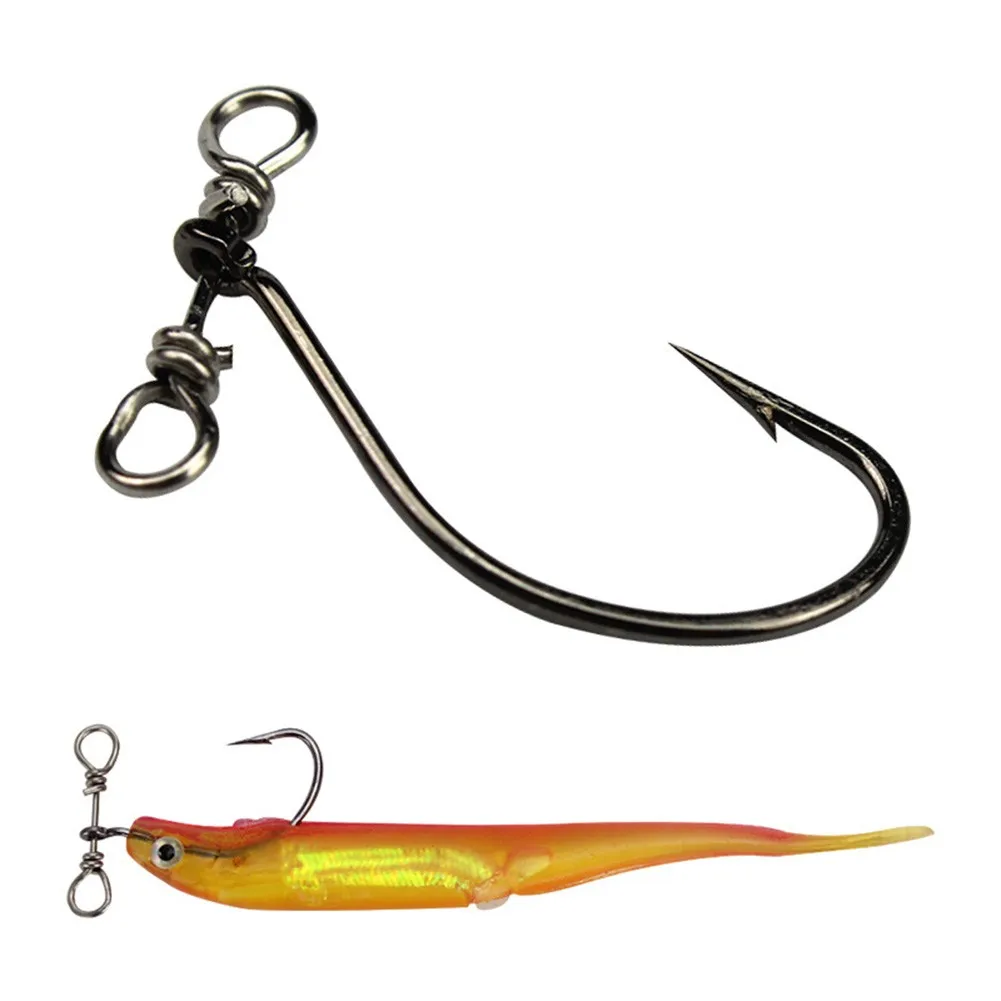 10/20pcs Spin Shots Drop Shot Hook Wide Gap Worm Hook Swivel Fishing Hook For Soft Lure Bass Fishing
10/20pcs Spin Shots Drop Shot Hook Wide Gap Worm Hook Swivel Fishing Hook For Soft Lure Bass Fishing